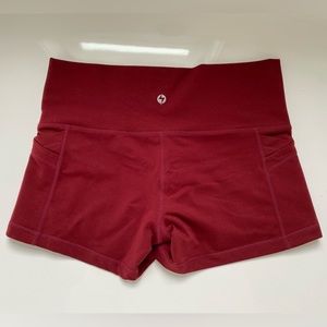 POPFLEX Pop Shorts in Cabernet size 8 (small)